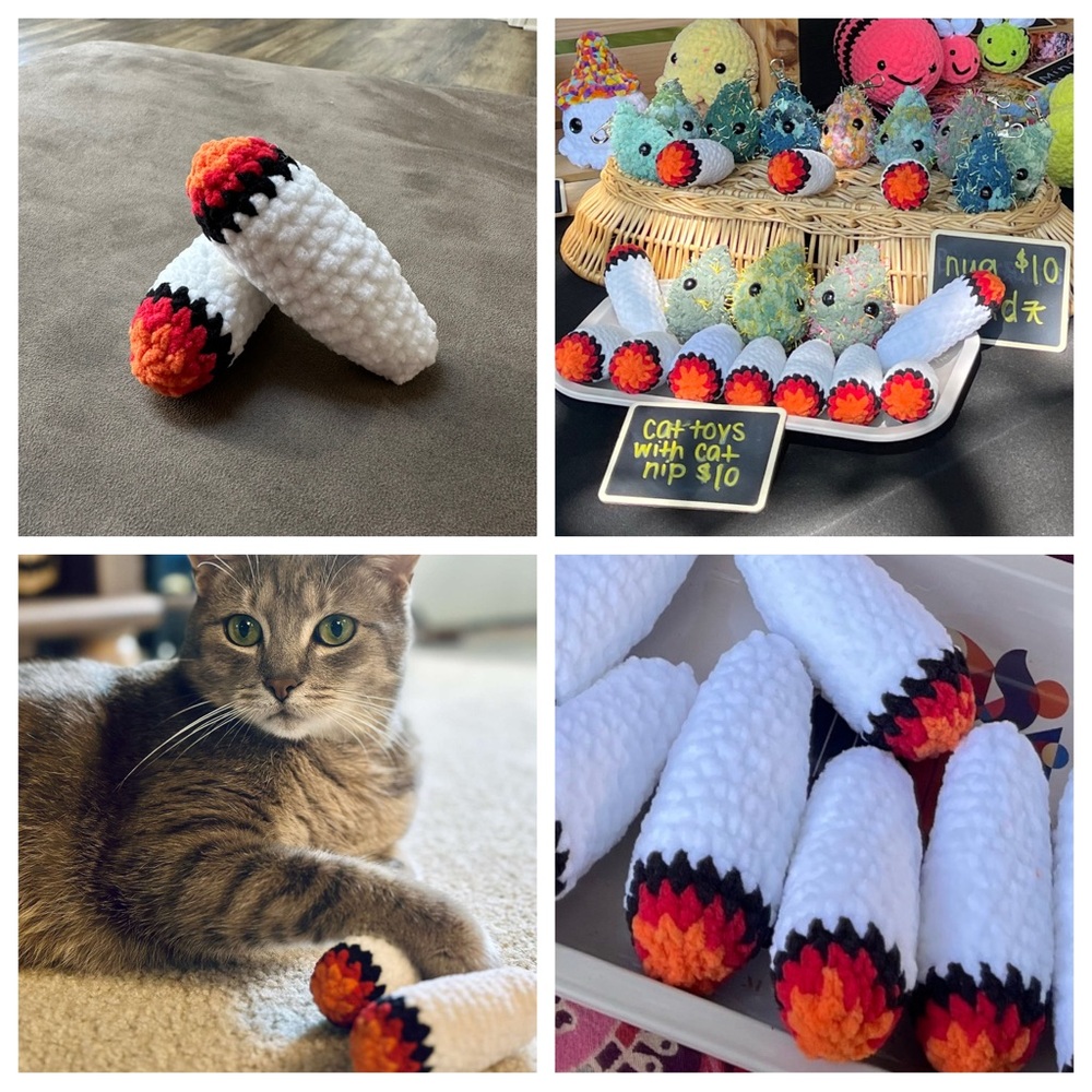 Handmade “Joint” Cat Toy
